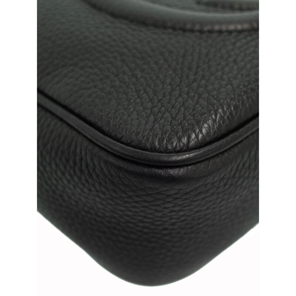 Gucci Soho Disco Pebbled Leather Interlocking GG Tassel Crossbody Bag - Picture 4 of 9